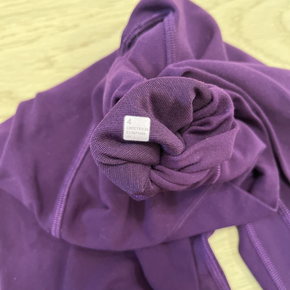 LULULEMON heathered tender violet purple Wunder Under pant hi-rise leggings 4 - Picture 6 of 12